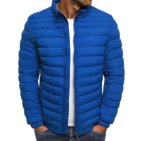 Men's Coldproof Cotton Padded Jacket – Outdoor Zipper Coat