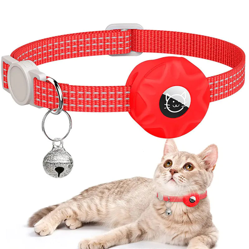 Reflective Airtag Cat Collar