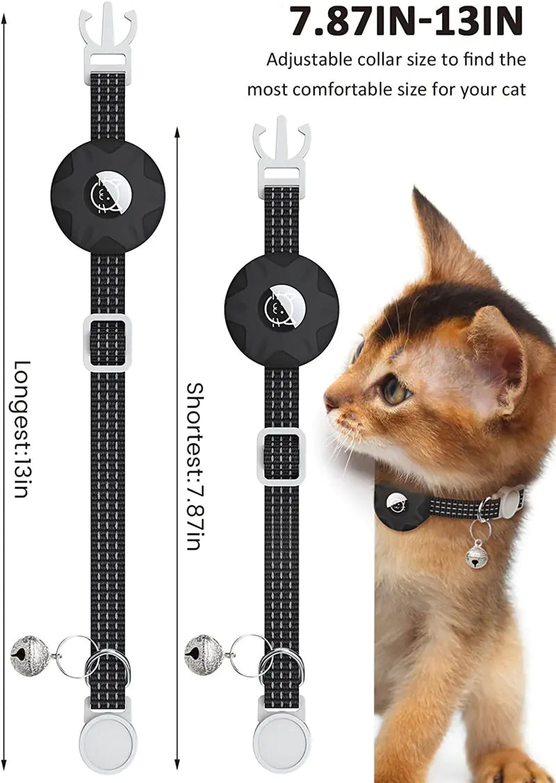 Reflective Airtag Cat Collar