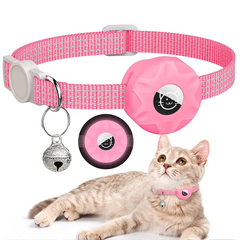 Reflective Airtag Cat Collar
