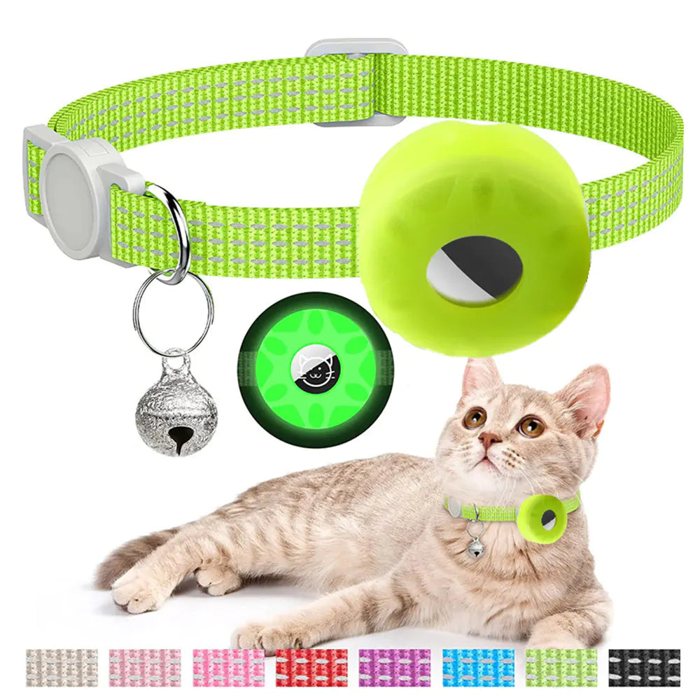 Reflective Airtag Cat Collar